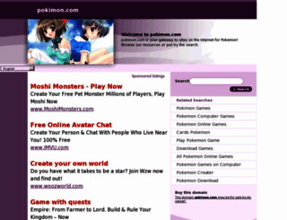 pokimon.com screenshot