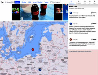 poland.liveuamap.com screenshot