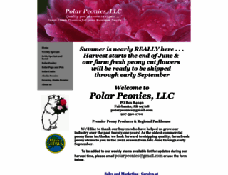 polarpeonies.com screenshot