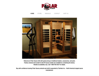 polarsaunausa.com screenshot