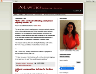polawtics.lls.edu screenshot