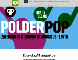 polderpop.com screenshot