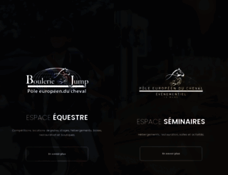 pole-europeen-du-cheval.com screenshot
