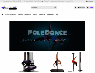 pole-fitness-shop.de screenshot