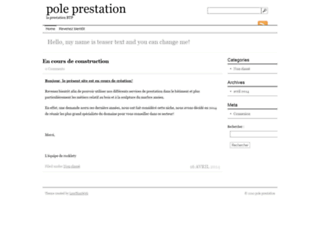 pole-prestation.com screenshot