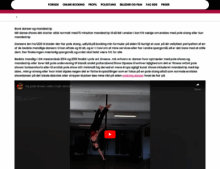 poledancer.dk screenshot