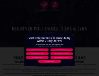 poledivas.com.au screenshot