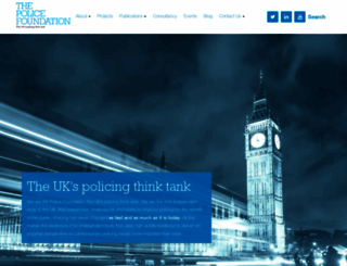 police-foundation.org.uk screenshot