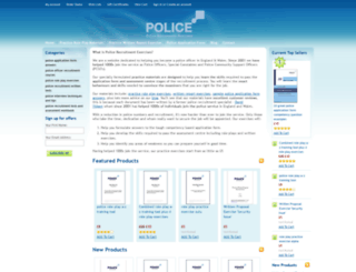 police-recruitment-exercises.co.uk screenshot