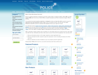 policeapplication.co.uk screenshot