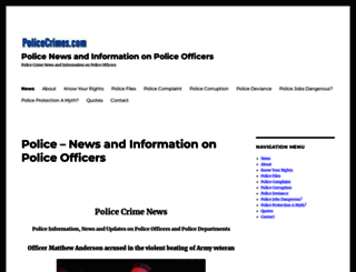 policecrimes.com screenshot