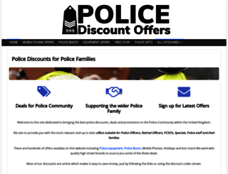 policediscountoffers.co.uk screenshot