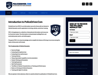 policedriver.com screenshot