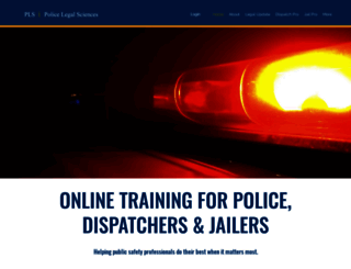 policelegalsciences.com screenshot