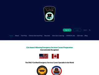 policetesttutor.com screenshot