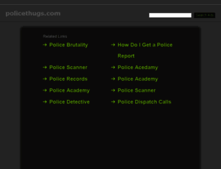policethugs.com screenshot