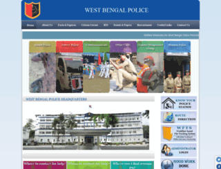 policewb.gov.in screenshot