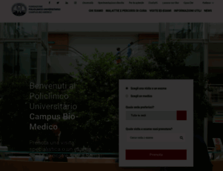 policlinicocampusbiomedico.it screenshot