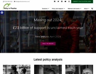 policyinpractice.co.uk screenshot