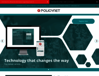 policynet.co.za screenshot