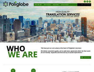 poliglobetranslations.com screenshot