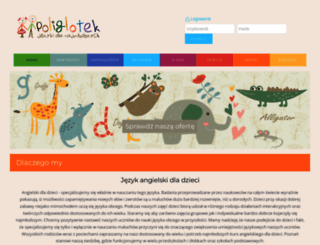 poliglotek.edu.pl screenshot