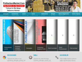 polikarbonmarket.com screenshot