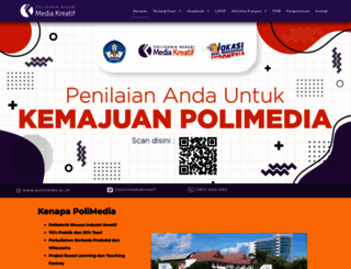 polimedia.ac.id screenshot