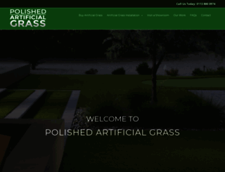 polishedartificialgrass.co.uk screenshot