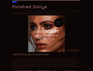 polisheddollys.co.uk screenshot