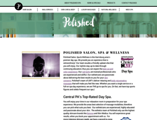 polishedspa.com screenshot
