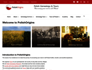 polishorigins.com screenshot