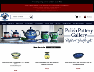 polishpotterygallery.com screenshot