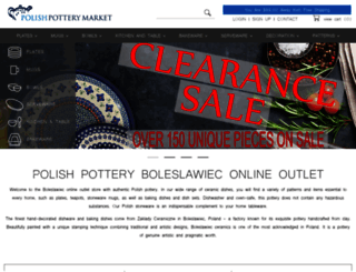 polishpotterymarket.com screenshot