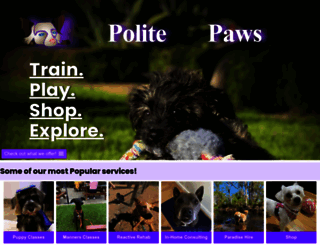 politepaws.com.au screenshot