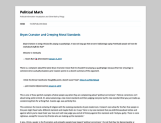 politicalmathblog.com screenshot