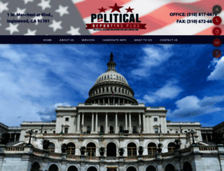 politicalreportingplus.com screenshot