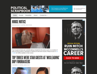 politicalscrapbook.net screenshot