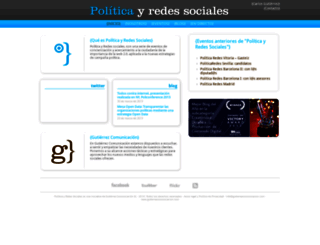 politicaredes.com screenshot