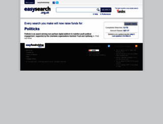 politicks.easysearch.org.uk screenshot