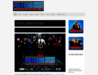 politicoscomedy.com screenshot