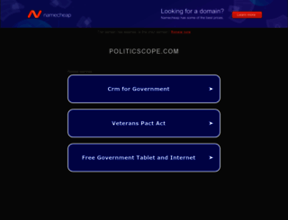 politicscope.com screenshot