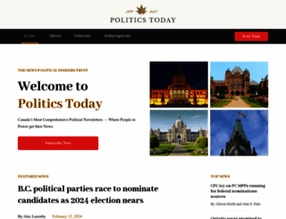 politicstoday.news screenshot