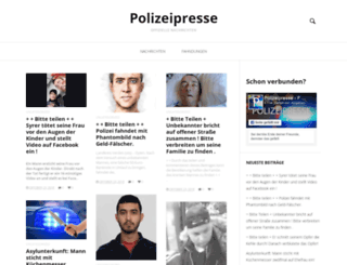 polizei-presse.com screenshot