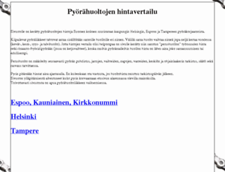 polkupyorahuolto.fi screenshot