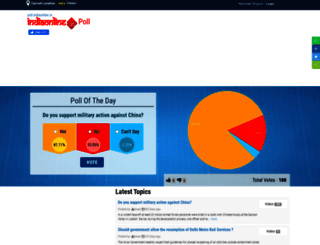 poll.indiaonline.in screenshot