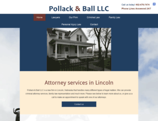 pollackandball.com screenshot
