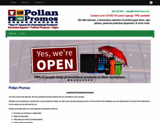 pollanpromos.com screenshot