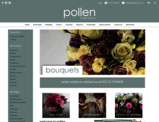 pollenfloristry.co.uk screenshot