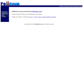 pollhost.com screenshot